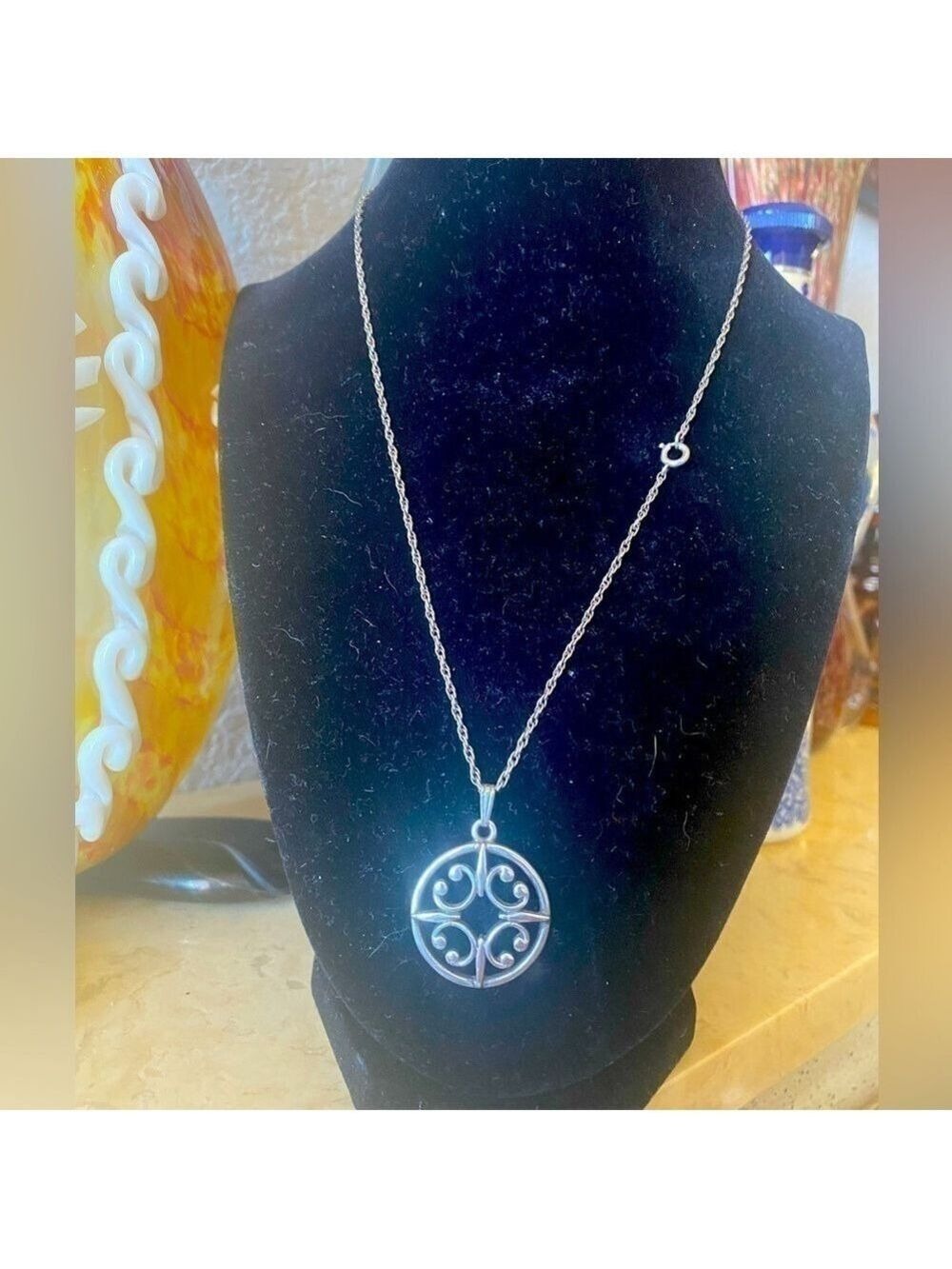 Scottish Sterling Silver Magnus Cross Pendant - VINTAGE by OMG era from1972-1976